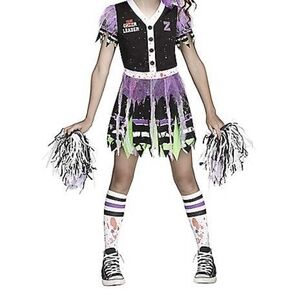 Fear leader zombie Cheerleader Costume Sz S